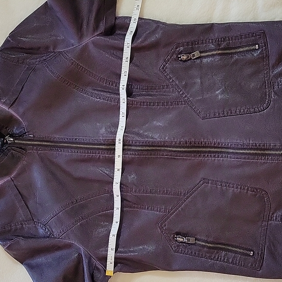 FAUX LEATHER JACKET BY FDJ - Picture 9 of 12